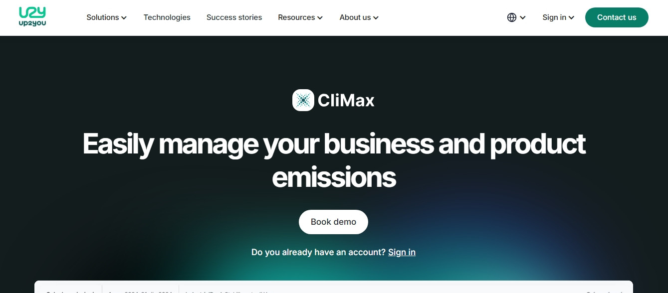CliMax website