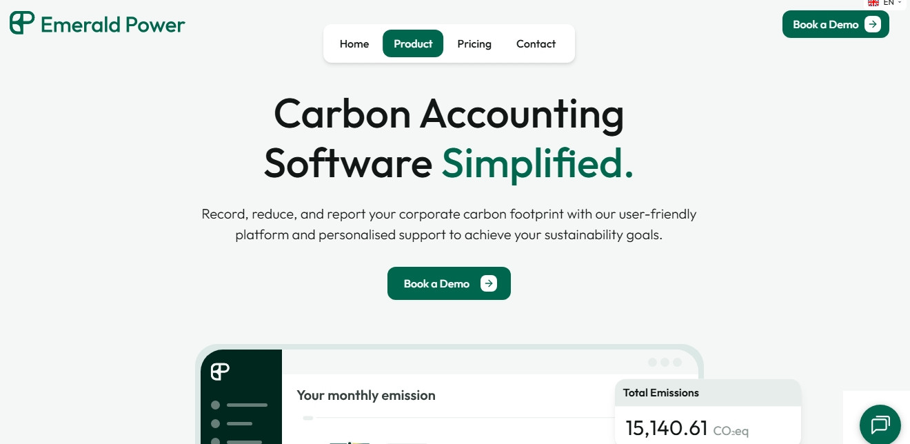 Emerald Power website
