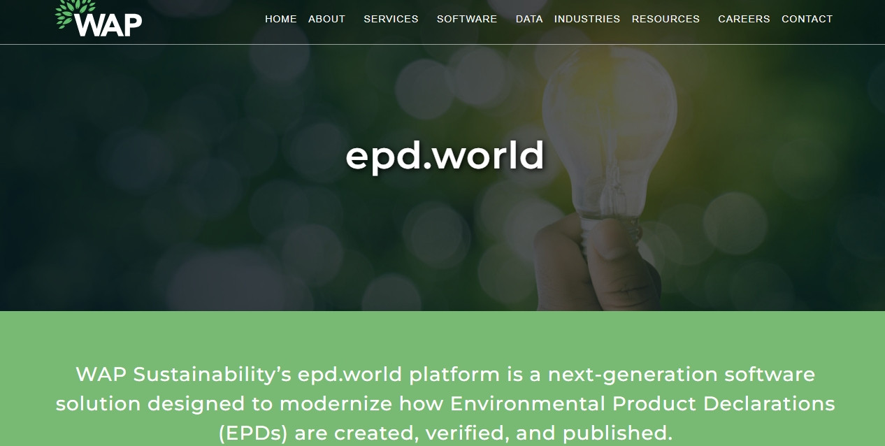 WAP Sustainability Website