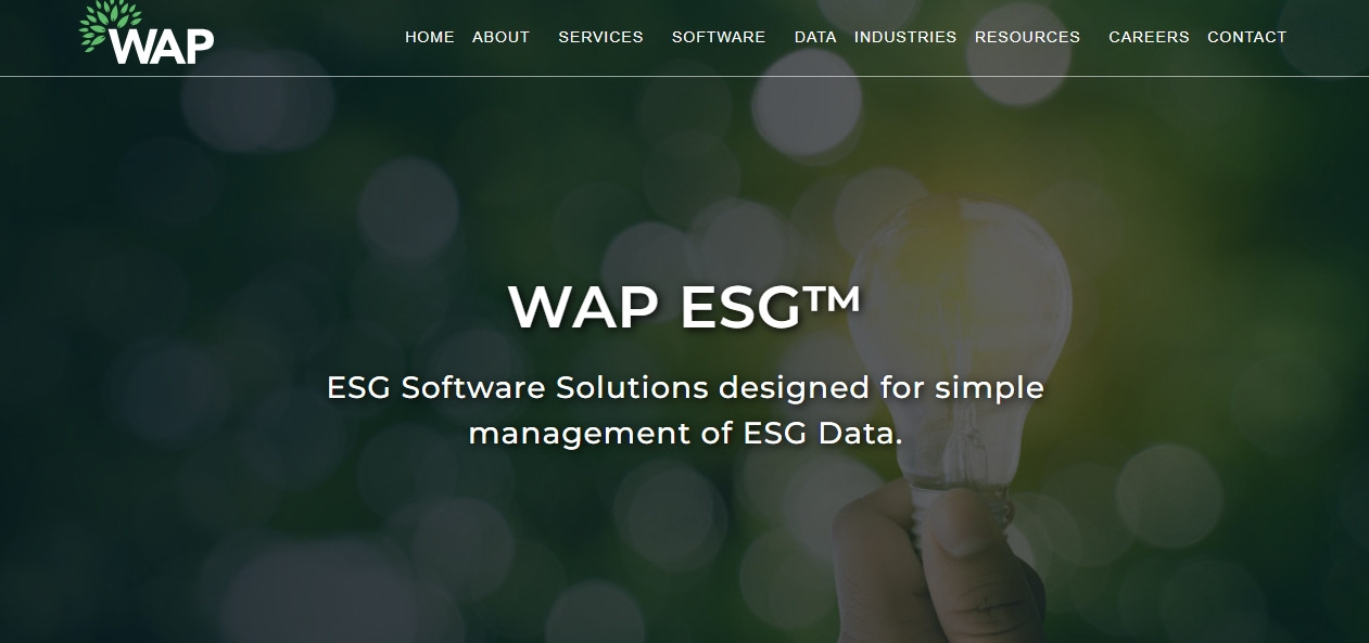 WAP Sustainability Website
