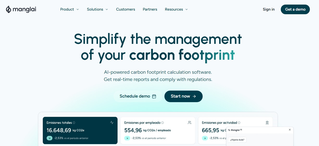 Screenshot of Manglai.io.