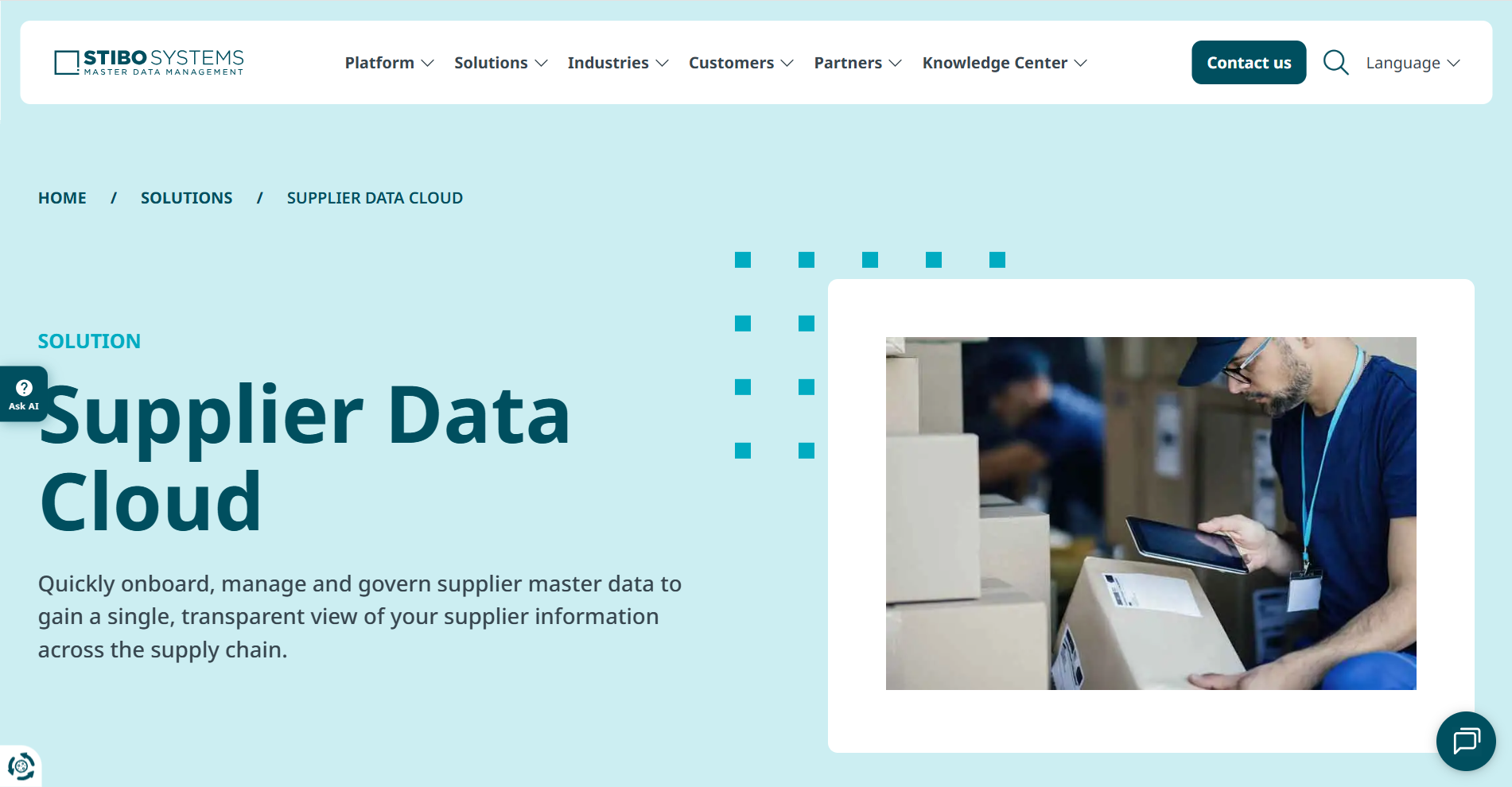 Stibo Systems Website