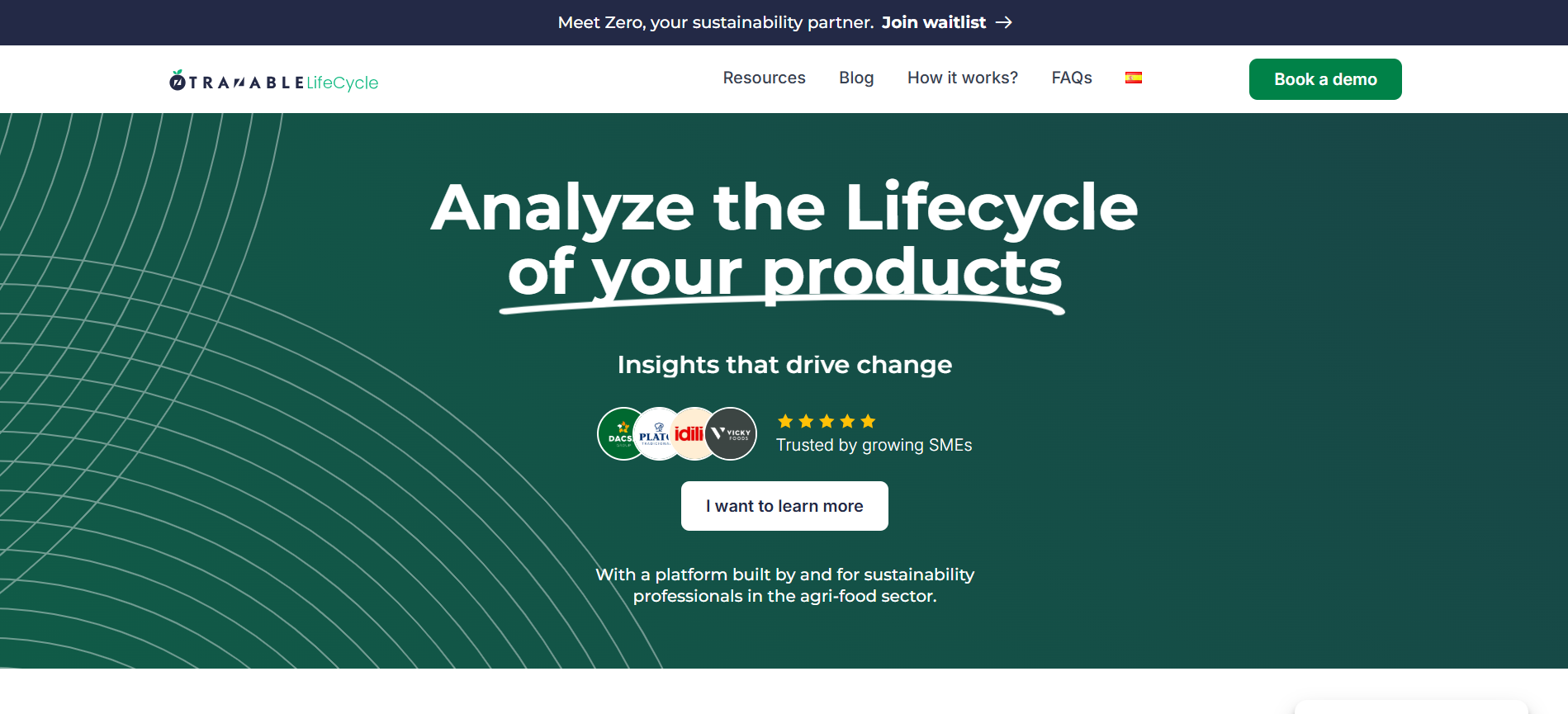 Trazable Website