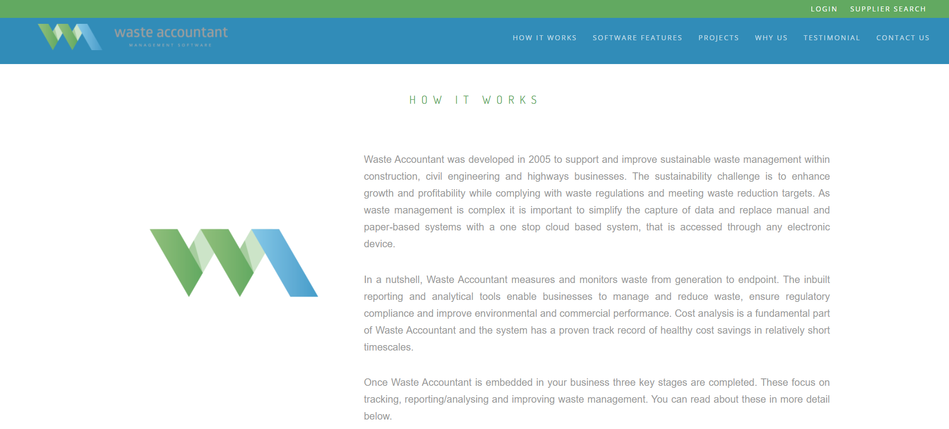 Waste Accountant Website
